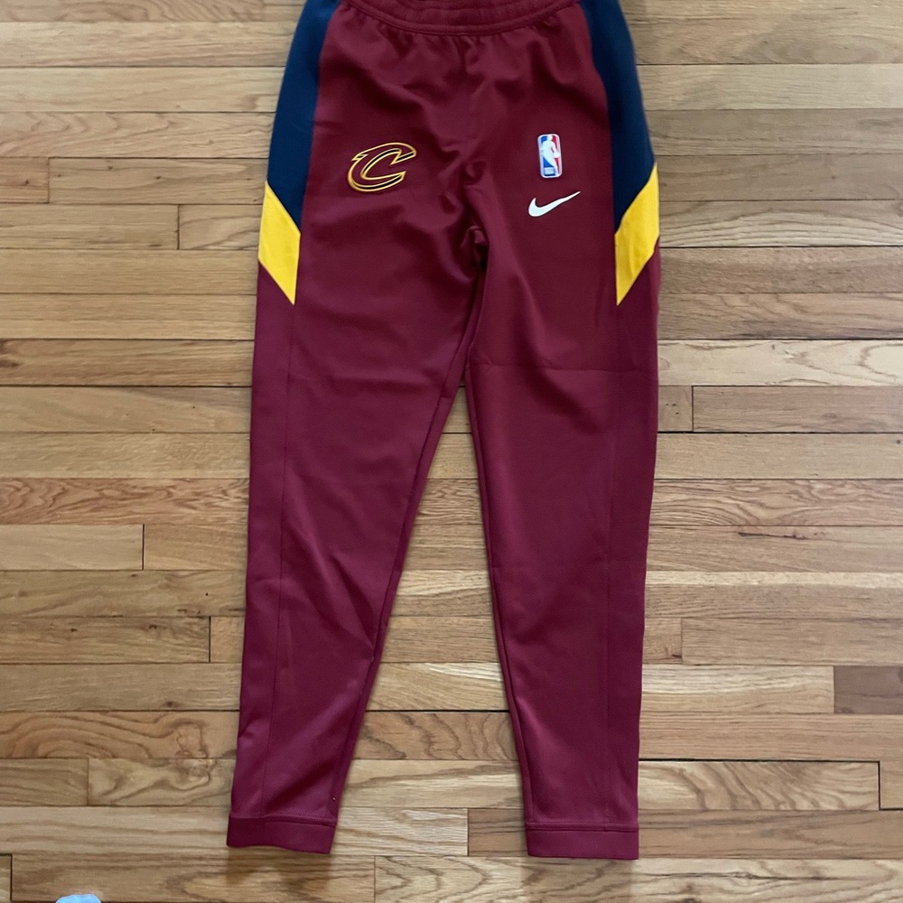 Nike Red and Yellow Cavaliers Sweatpants Joggers